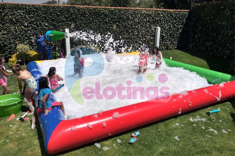 fiesta de espuma cdmx renta de inflables edomex 5