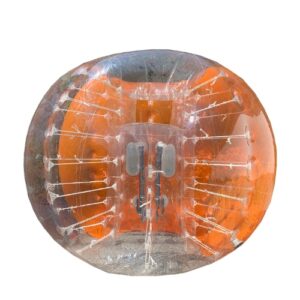 Inflable de Burbuja Football Pelota Loca Pelota Saltarina Bumper Ball Adulto Transparente Bumper Ball Niño Naranja Con Ventana
